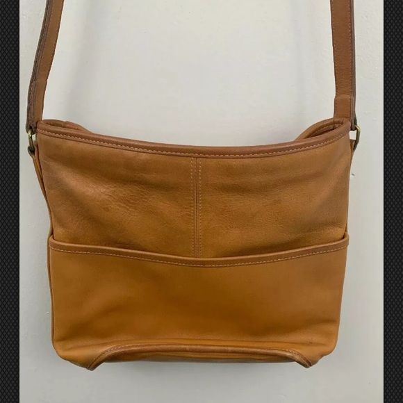 Authentic Vintage Coach Brown Tan Camel Bucket - Picture 3 of 8